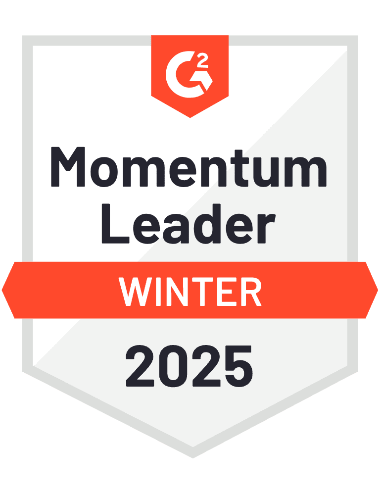 LMS G2 Winter 25 Momentum Leader badge